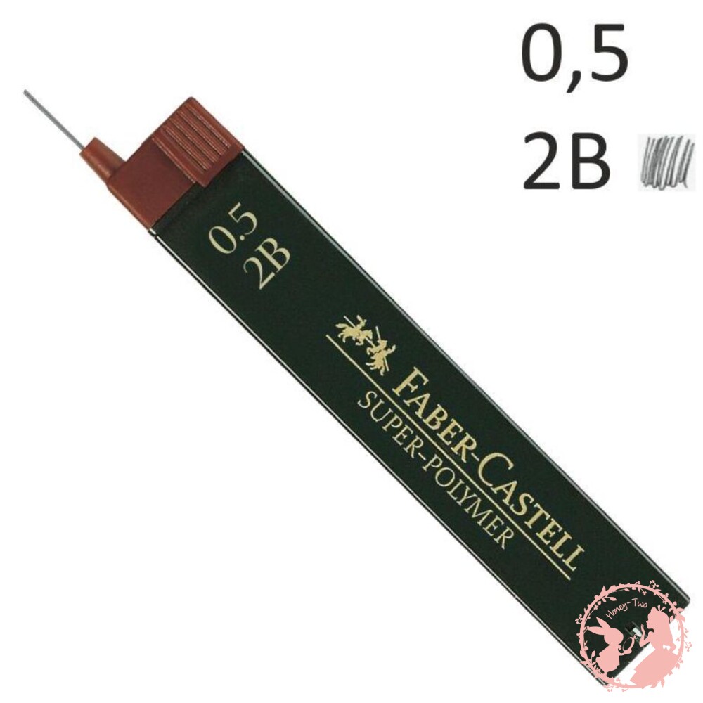 4005401205029-輝柏 Faber-Castell 自動鉛筆筆芯 自動筆芯 2B  0.5mm 筆芯(12支入) 美術用品 辦公事用品