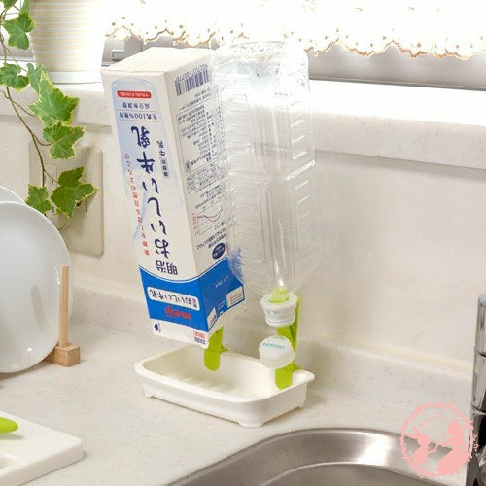 4905596005469-日本製INOMATA塑膠瓶類水切盤H42 容器瀝乾架 寶特瓶瀝水架